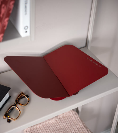 Spinder Design boekenstandaard Atalanta - Burgundy - vtwonen shop
