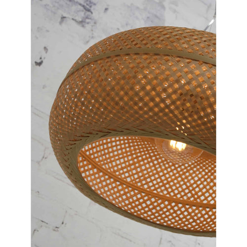 GOOD&MOJO hanglamp Palawan - bruin - Ø60cm - vtwonen shop