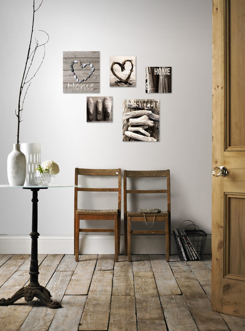 Art for the Home Canvas Set van 5 - Home Sweet Home - 80x60 cm - vtwonen shop