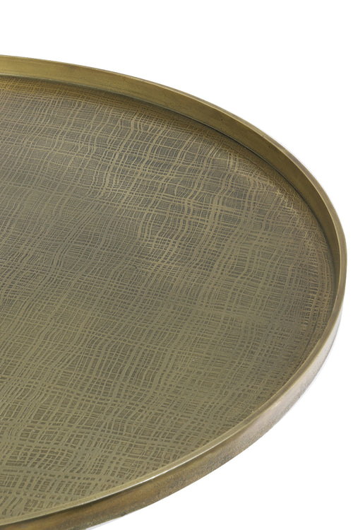 Light & Living salontafel POPETA - Ø75x35cm - brons - vtwonen shop