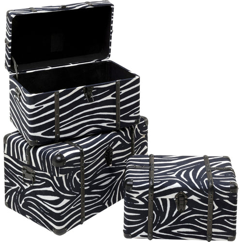 Kare Design Koffer Wild Animal zebra (3/Set)