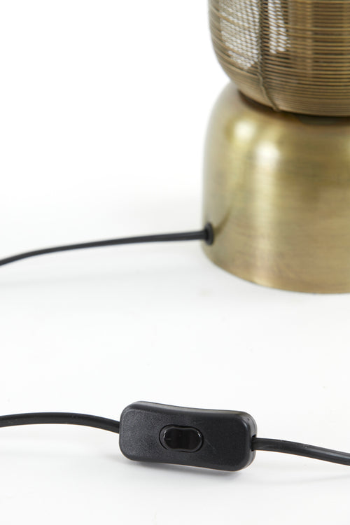 Light & Living tafellamp LEZUZA  - 13.5x13.5x49.5cm - brons - vtwonen shop