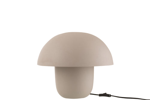J-Line tafellamp - ijzer - beige - medium