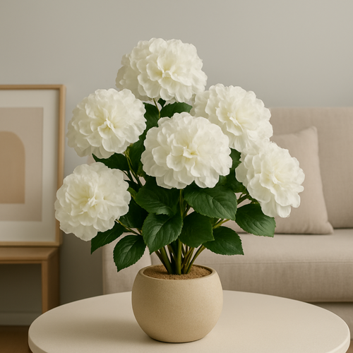 Flourify kunstbloem - Hortensia bos - 52 cm - vtwonen shop