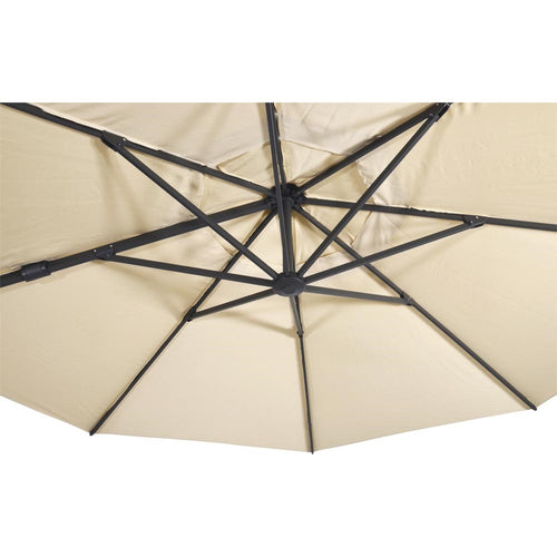 Lesli Living push-up parasol VirgoFlex - beige - Ø350cm