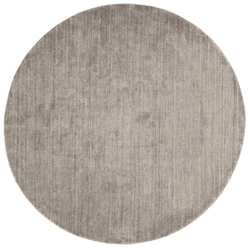 MOMO Rugs Plain Dust Round Robusto Grey 200 cm rond - vtwonen shop