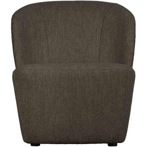 vtwonen fauteuil Lofty - Polyester - Bruin - 75x68x72 - vtwonen shop