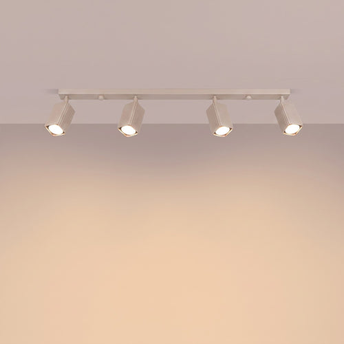 Sollux Lighting Plafondlamp RAYO 4L taupe - 81x6x16,5cm