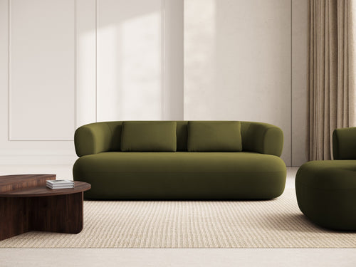 Micadoni Bank Jenny 2-zits, flueel groente - 90x178x73cm