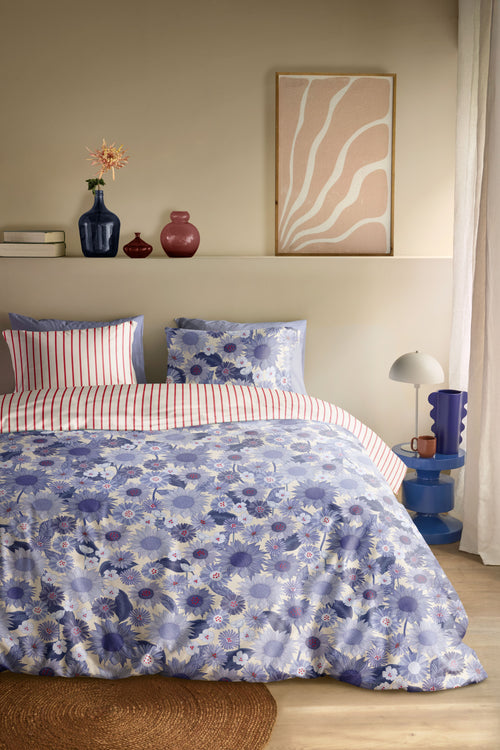 Oilily Dekbedovertrek Rilyn - 240 x 200/220 cm - Blauw