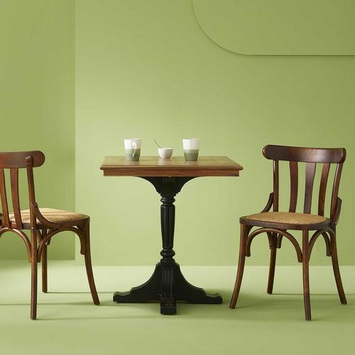 Signature - ESTAMINET Set van 6 Eetkamerstoelen - Bruin - 81x48x52 cm