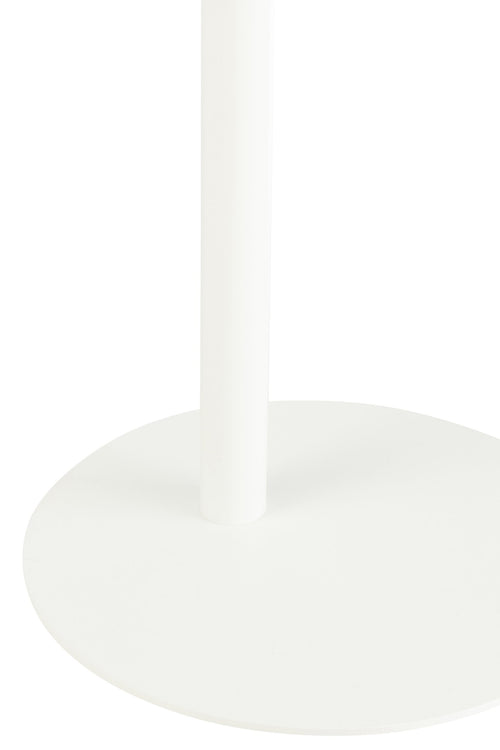 J-Line bijzettafel Ice - metaal - wit