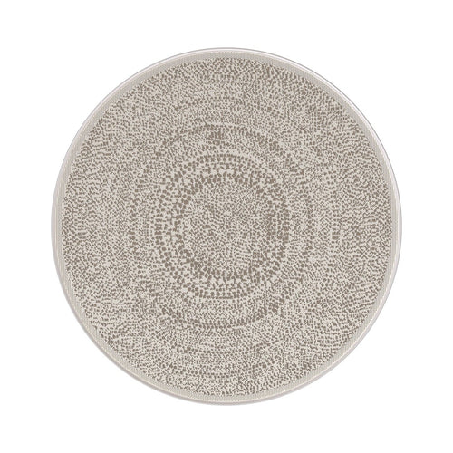 AFK Living vloerkleed Tribal - voor binnen en buiten - beige - 120 x 120 cm