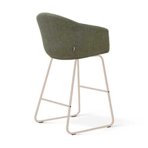 Nolon Nino-Otis barkruk forestgroen - beige onderstel - 65 cm
