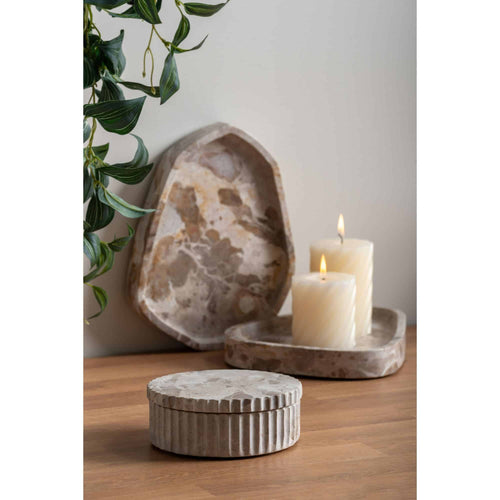 Present Time schaal With Lid - bruin - Ø15cm - vtwonen shop