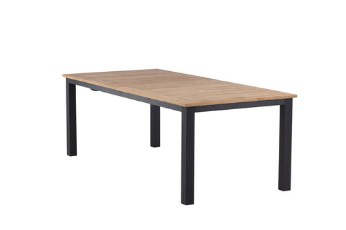 Rebellenclub Rechthoekige Tuintafel Castor - 224 x 100 cm - Zwart - vtwonen shop