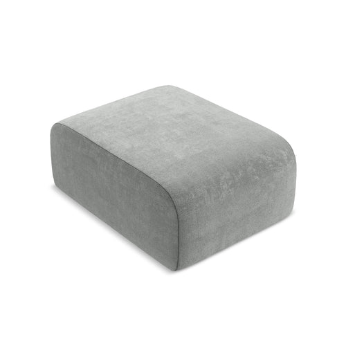 LaMiaSofa Poef Cervo - chenille stof - grijs - 72x94x42