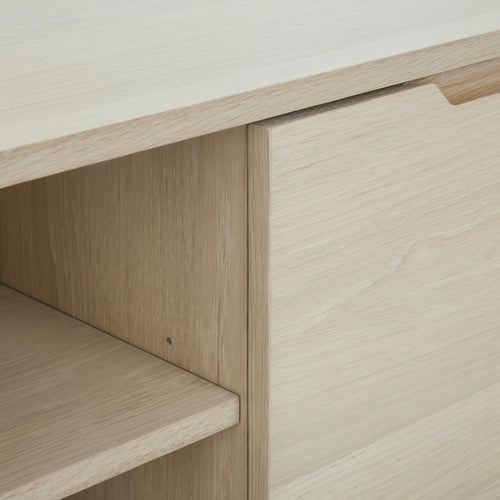 Furnhouse tv-meubel Kerteminde - Witte olie - MDF, eikenfineer - 45x160x53