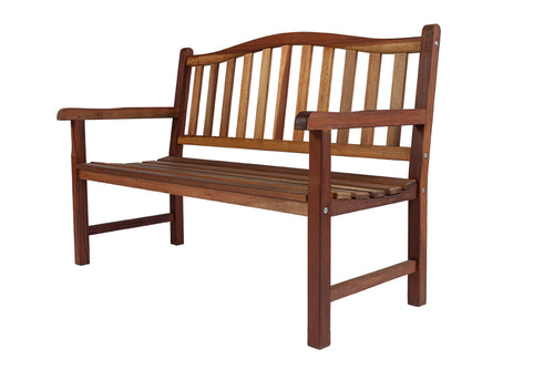 MaximaVida tuinbank Rainbow 130 cm geolied - uit exclusief mahoniehout - vtwonen shop