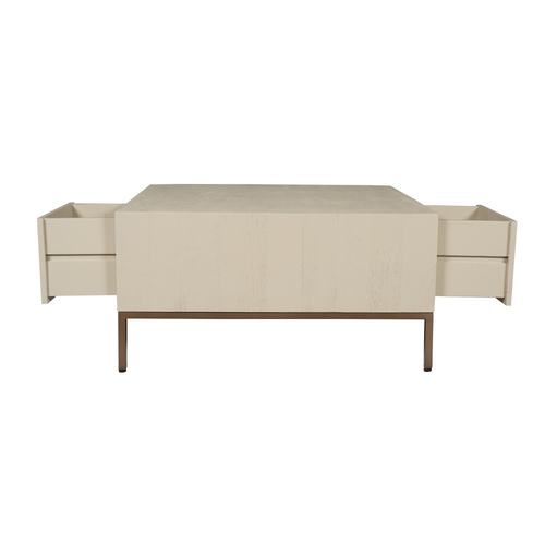 Starfurn  salontafel Madison - beige - 80x80x40cm - vtwonen shop