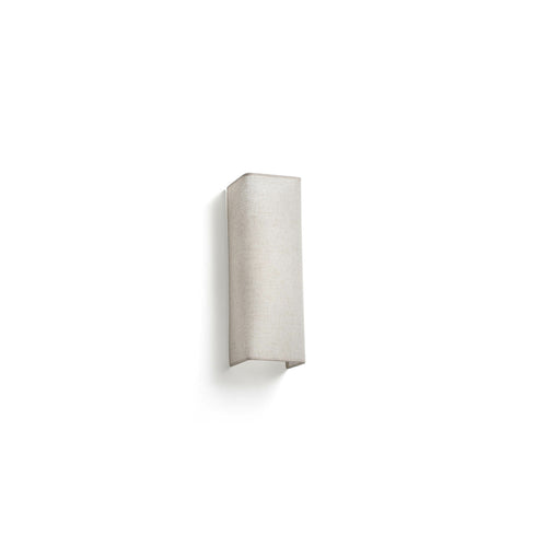 Faro Otton Rechthoek Linnen Up Down Wandlamp Verticaal 2 Lichts
