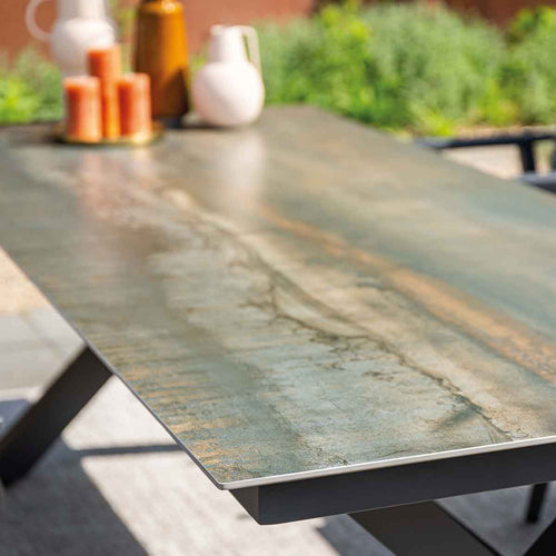 Garden Impressions tuinset Marbella - Sintra - Rome bronze - 240x100 cm - 7-delig