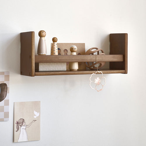 Petite Amélie Houten wandplank Hetre - Premium Cocoa - vtwonen shop