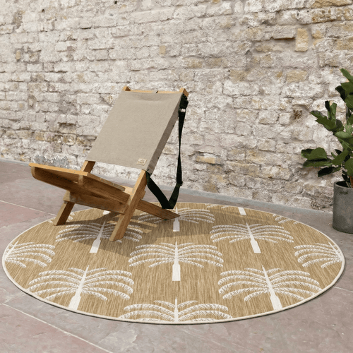 Rond buitenkleed Oase jute - Interieur05