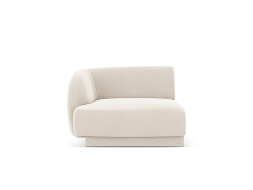 Micadoni linker module Miley flueel lichtbeige - 90x90x70cm