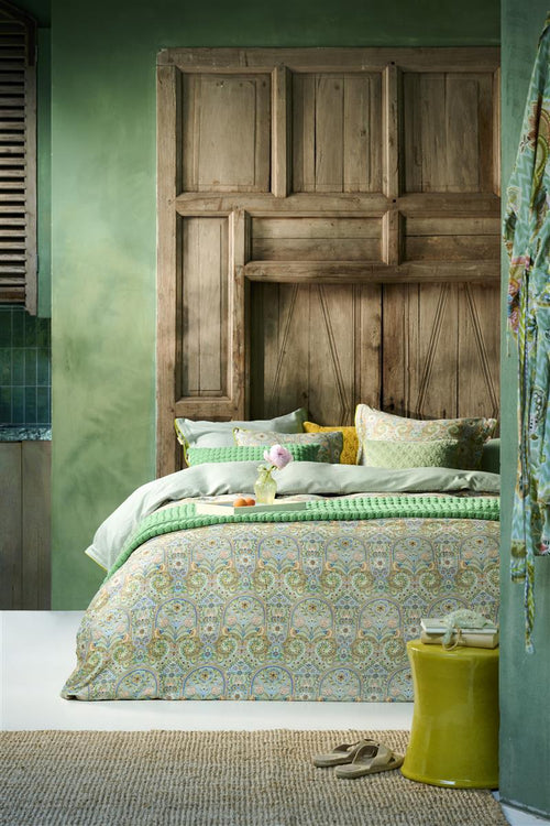 Pip Studio dekbedovertrek Kikoy - 240x200/220 cm - groen