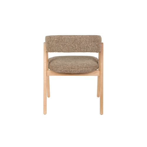 Zuiver Bright Eetkamerstoel Armleuning Bruin - vtwonen shop