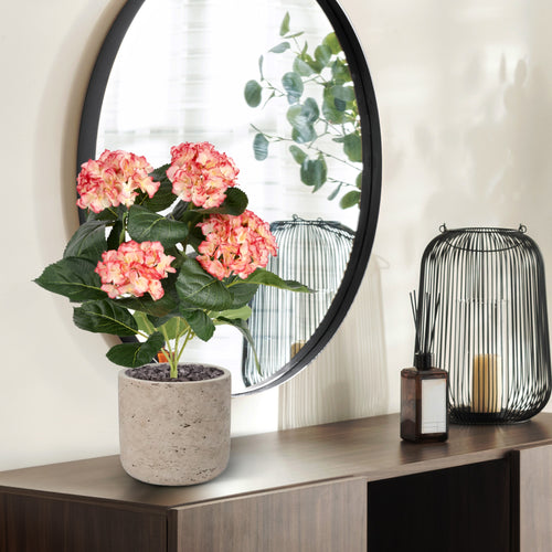 Maxifleur Hortensia kunstplant 40cm rose