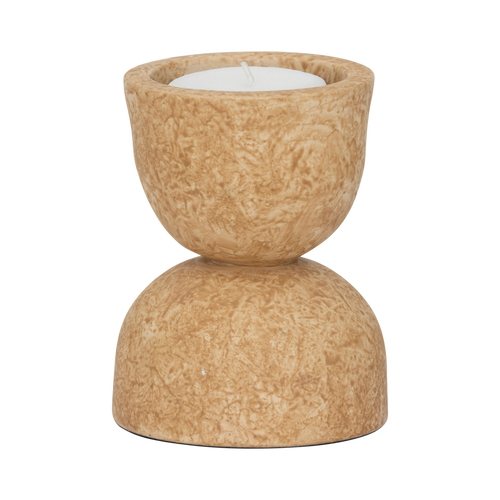 Urban Nature Culture waxinelichthouder XL Vael - pale khaki