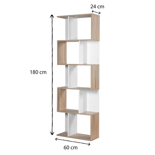 Calicosy - Boekenkast multi-kast H180 cm - 24x60x180 cm