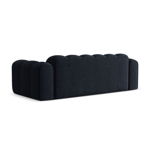 Cosmopolitan Design - Bank Treno 4-zits, chenille marineblauw - 94x240x70cm