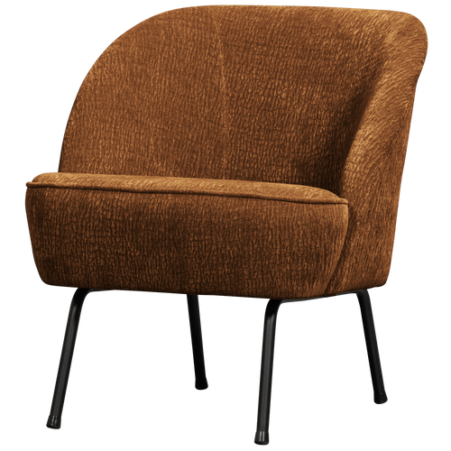 BePureHome fauteuil 3D Vogue - Chenille - Midden Bruin - vtwonen shop