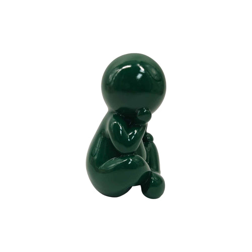 Present Time ornament Amigo Sitting Large - groen - 24x21x34.8cm