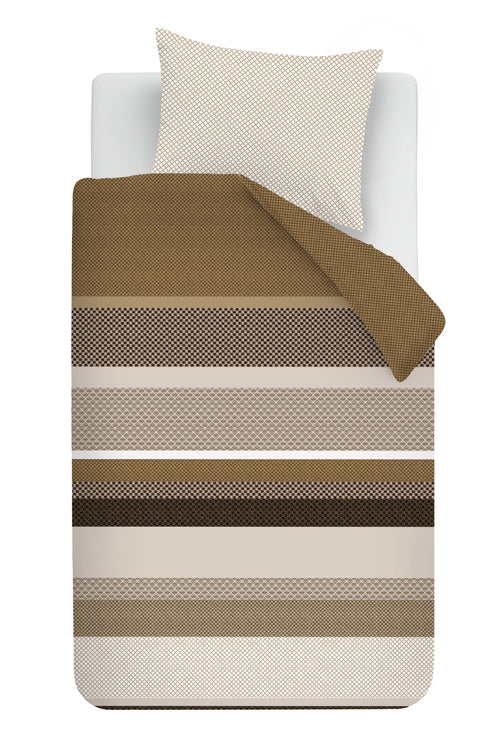 Beddinghouse Dekbedovertrek Hylke - 140 x 200/220 cm - Goud