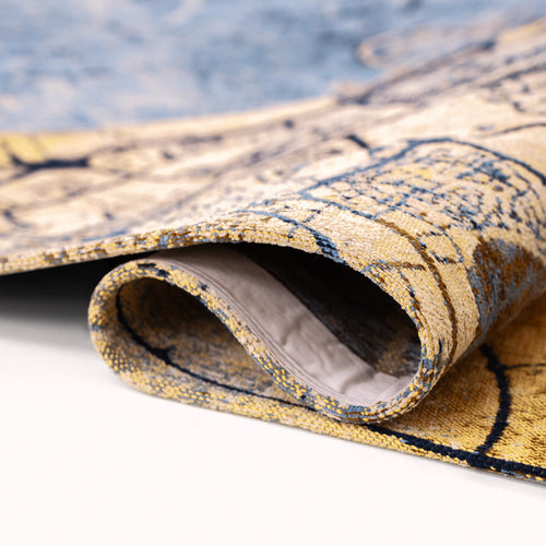 Louis De Poortere vloerkleed Gold Sea - multicolor - 200x280cm - vtwonen shop