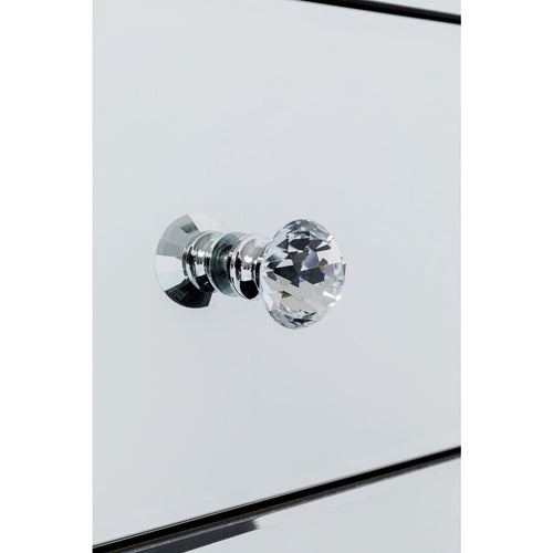 Kare Design Nachtkastje Luxury 3 Lades Zilver - vtwonen shop