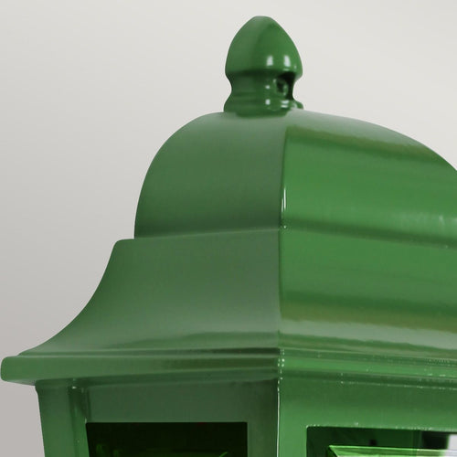 1-flammige halbe Außenwandlaterne grün IP44
