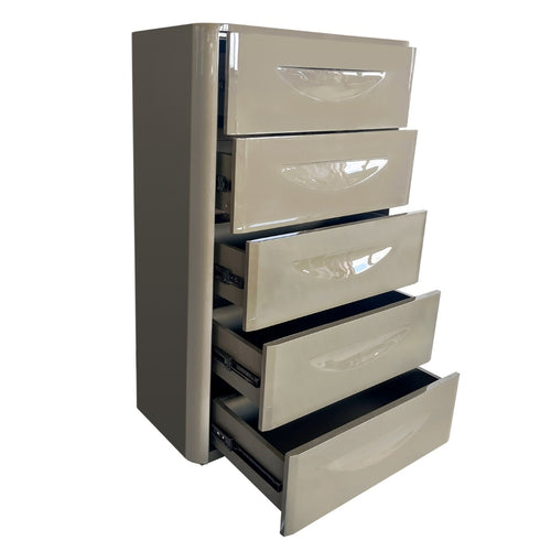 DÉJA Living Ladekast Setra - Kaki Groen Glossy MDF - 60x41x105cm - vtwonen shop