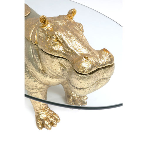 Kare Design Salontafel Nijlpaard goud