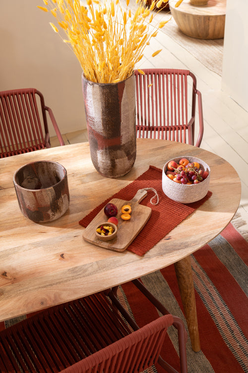 J-Line bloempot Miltos - keramiek - mix - extra large - Ø 36 cm - vtwonen shop