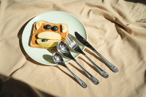 Zilverstad - Kindercouvert Wildlife - 4 delig - RVS - vtwonen shop