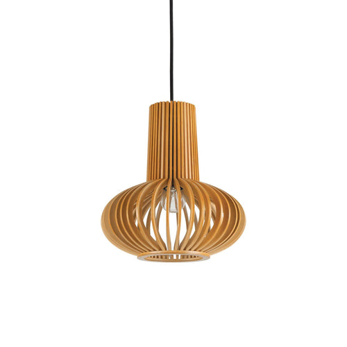 Ideal Lux Citrus - 1-lichts hanglamp in hout, E27