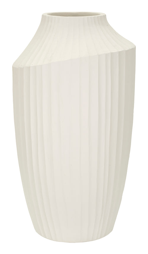 Mauro Ferretti vaas - 28,5x50,5 cm - crème