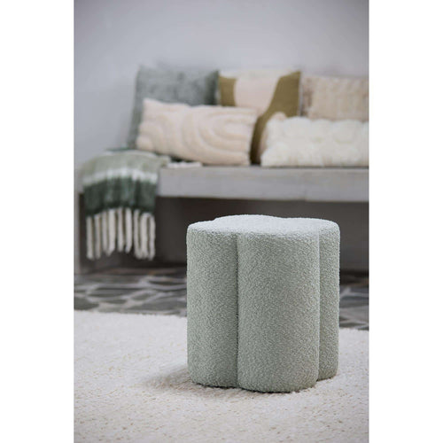 Light & Living poef Nalani - groen - 38x38x45cm - vtwonen shop