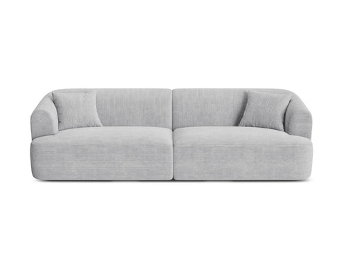 Cosmopolitan Design Modulaire bank Campi 4-zits, ribfluwelen geld - 90x255x70cm