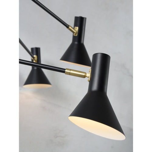 it's about RoMi plafonnière Izmir - zwart - 124x124x40cm - vtwonen shop